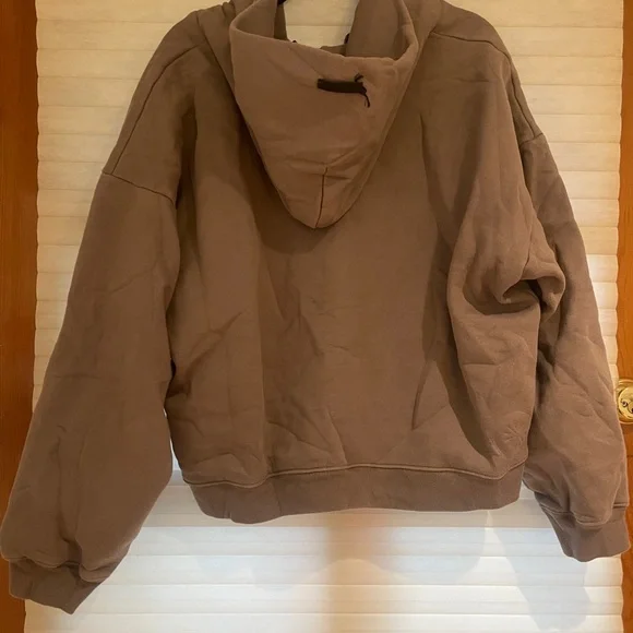 Brown/Grayish FG7C Half-Zip Hoodie | FEAR OF GOD - Picture 4 of 5